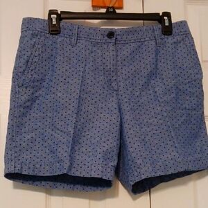 Talbots Navy Polka Dot Shorts